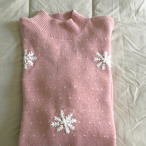 Women’s Tunic Snowflake Pullover Sweater Size Large - Picture 3 of 12